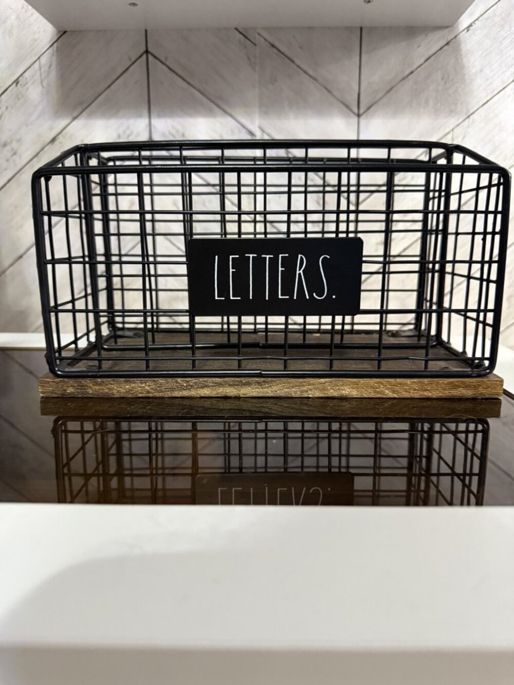 Rae Dunn "Letters" Mail Stationery Organizer